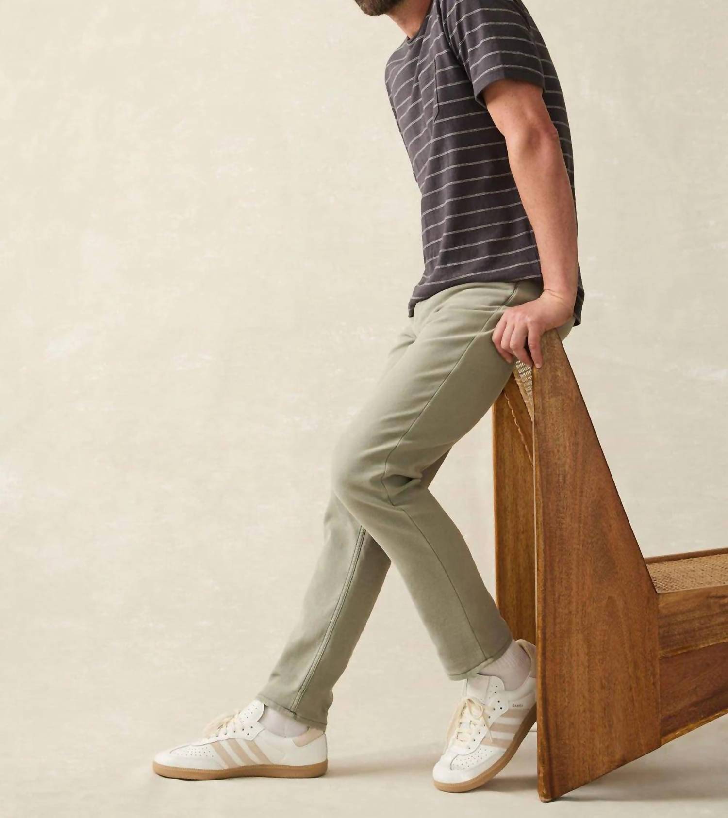 Faherty - Stretch Terry 5-pocket Pant
