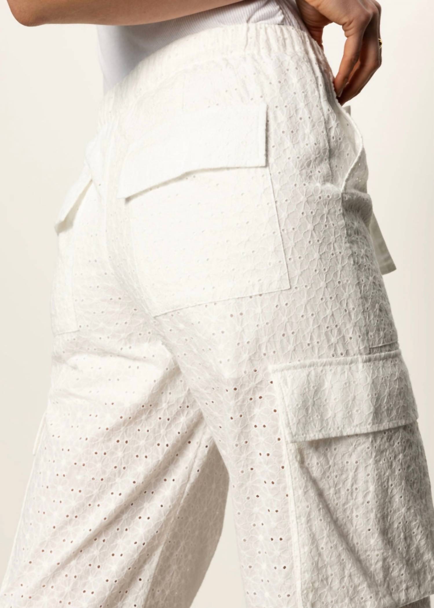 Sanctuary - Free Time Eyelet Pant