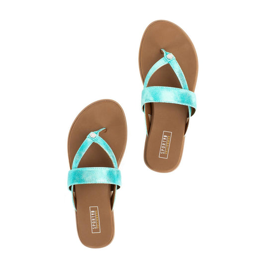 Yellowbox - Shayne Shimmer Turquoise Sandal