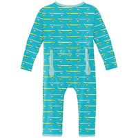 Kickee - Kids' Print Coverall with Snaps