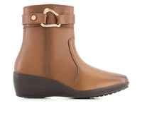 Andrea - Women's Leather Booties