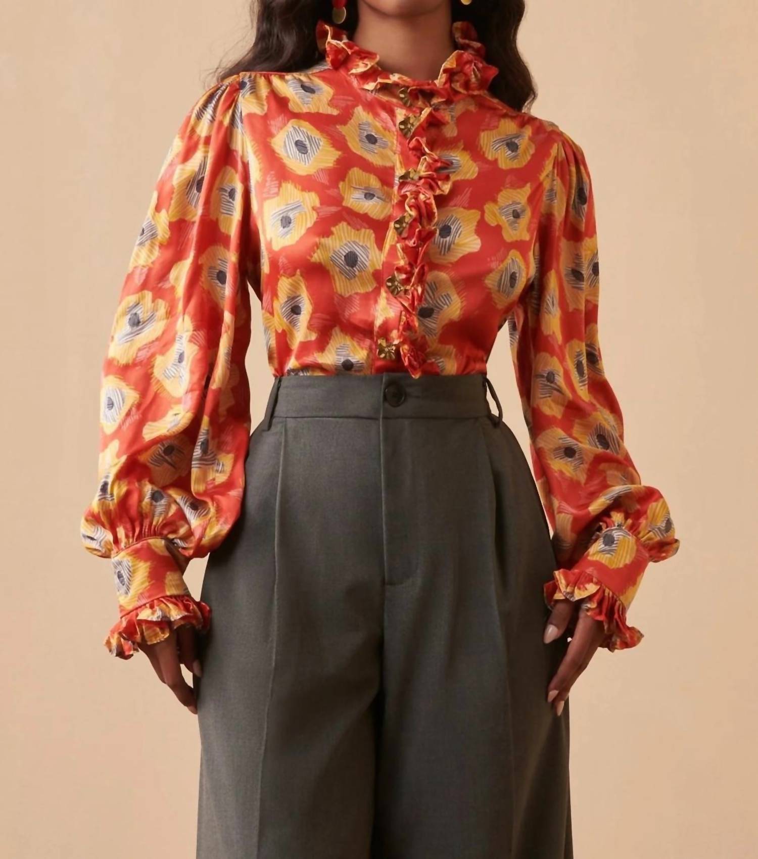 CELiA B Aurora Top in multi 1 - women's blouse