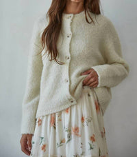 By Together - Knit Sweater Button Down Long Sleeve Cardigan