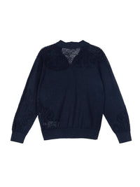 Kids Lace Insert Cardigan