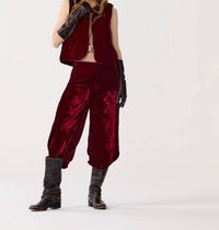 Lanhtropy - Waves Silk Velvet Quilted Vest