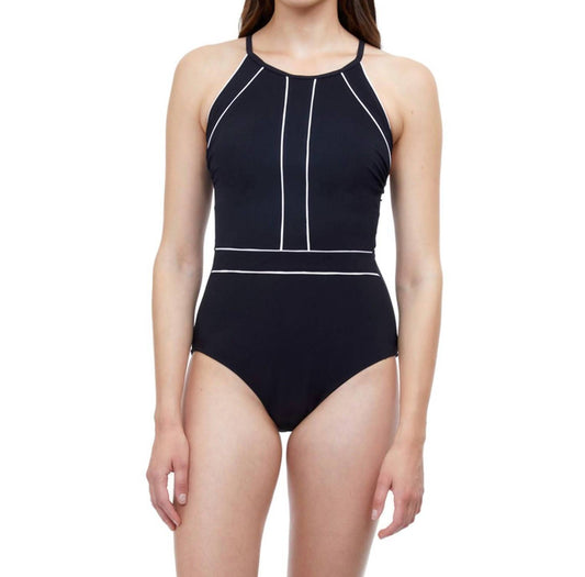 Profile By Gottex - High Neck One Piece Swimsuit