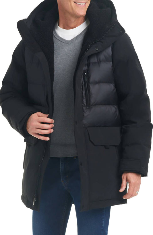 Vince Camuto - Water Resistant Down & Feather Fill Puffer Parka Jacket