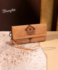 Wrangler - WRANGLER AZTEC EMBROIDERED WALLET