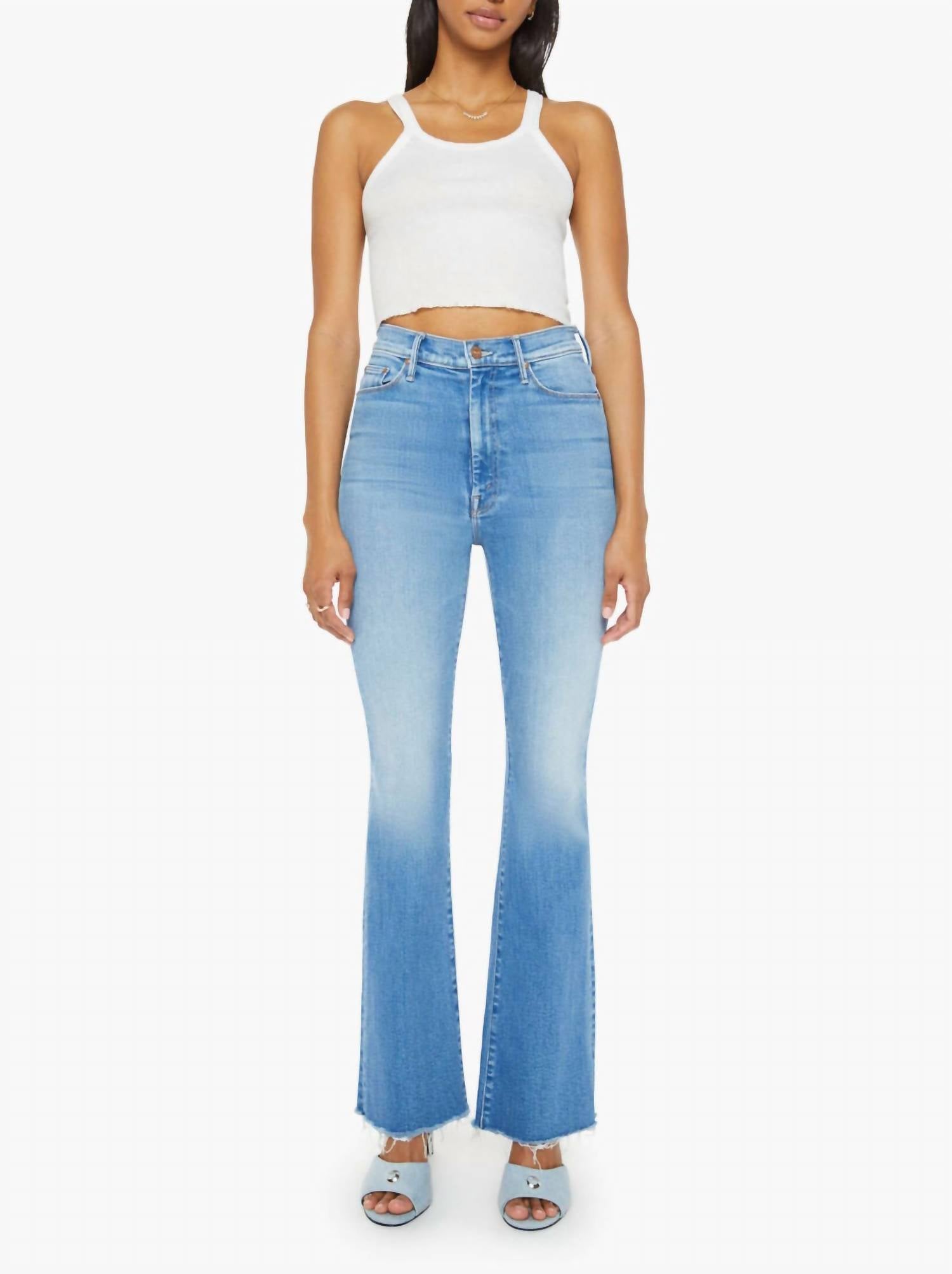 Mother - High Waisted Weekender Fray Jean