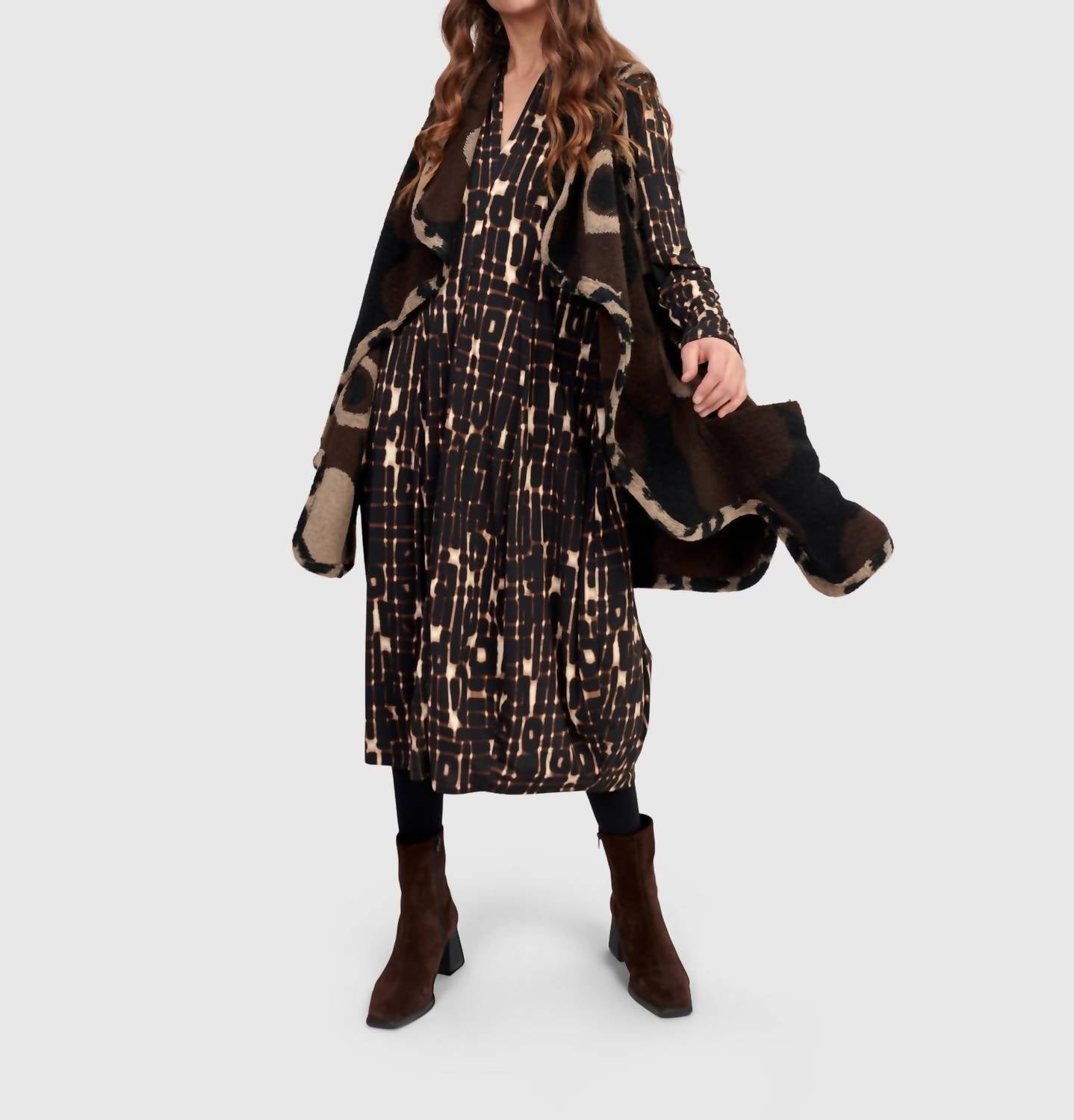 Alembika - Piped Cozy Draped Vest