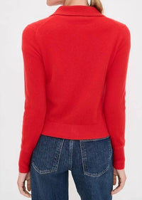 White + Warren - Cashmere Collared Cardigan