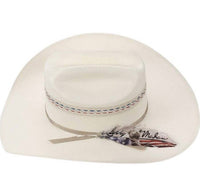 Larry Mahan'S Hats - 10x Old Glory Straw Cowboy Hat