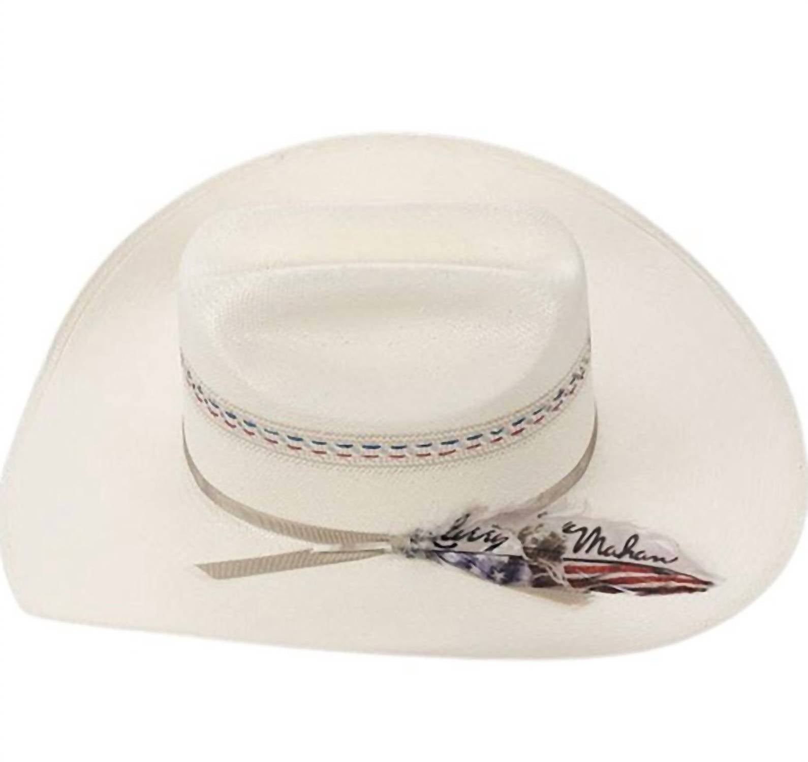 Larry Mahan'S Hats - 10x Old Glory Straw Cowboy Hat