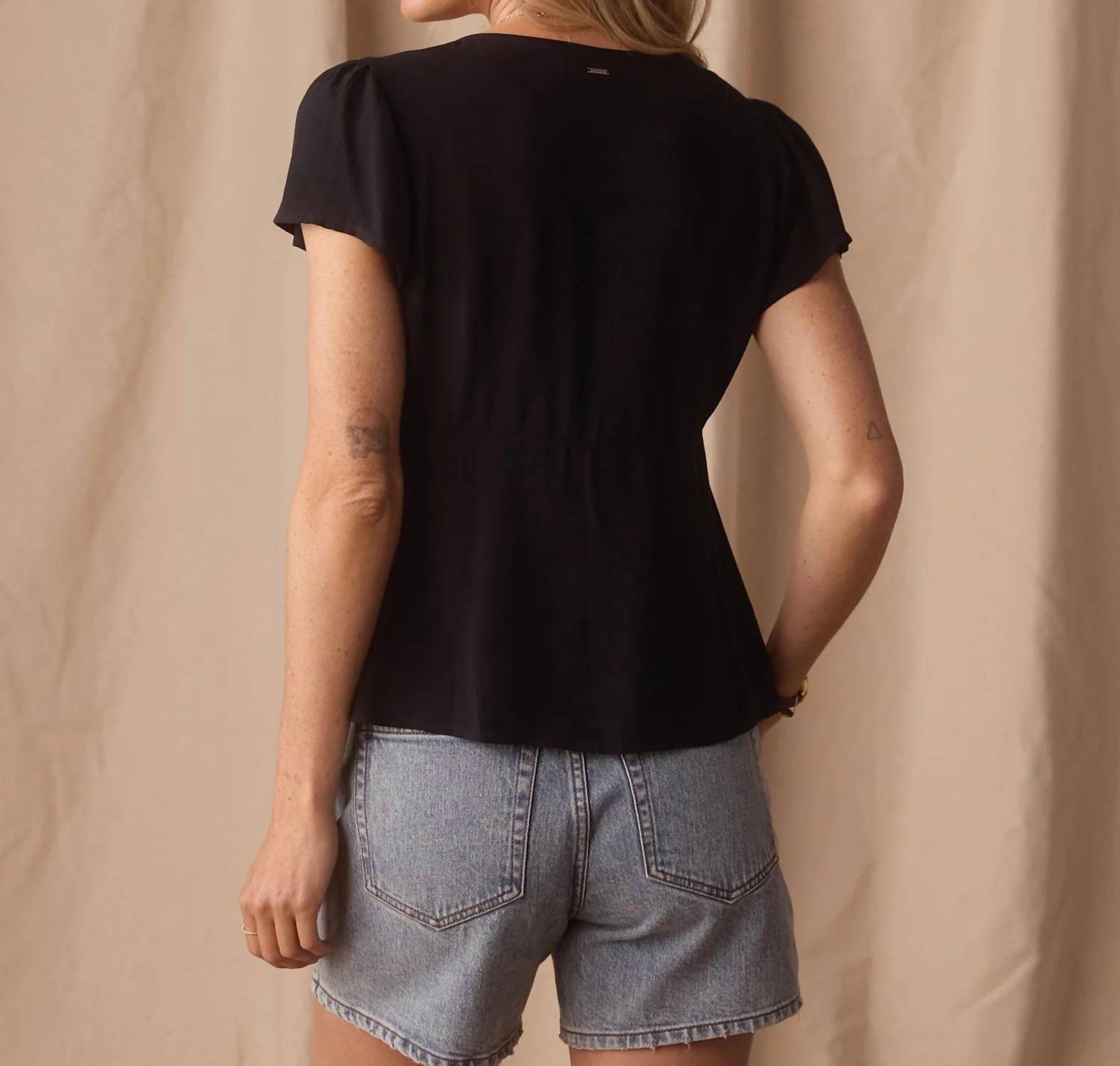The Normal Brand - Aria Crepe Emily Blouse