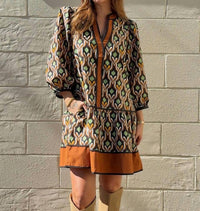 Entro - Lilith Print Mini Dress