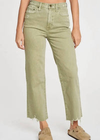 Daze - Pleaser High Rise Wide Ankle Length Jeans