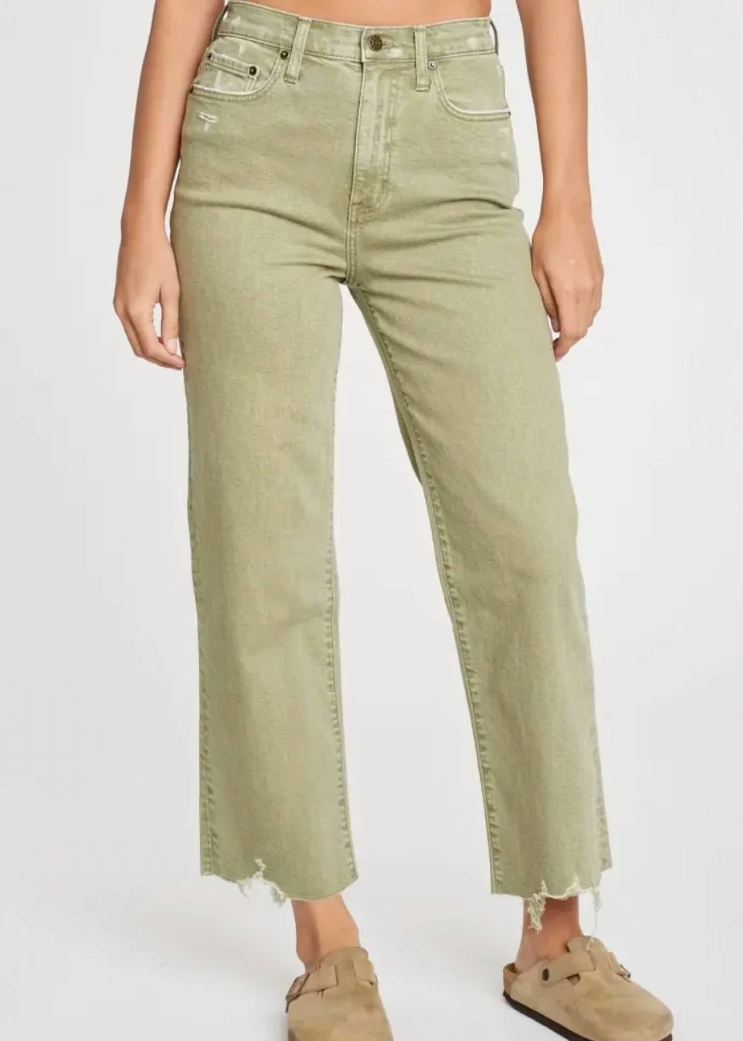 Daze - Pleaser High Rise Wide Ankle Length Jeans