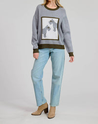Flat White - Schnauzer Pullover Sweater