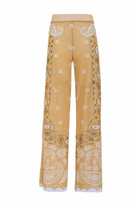 Ola Azul - Violet Oasis Wide Leg Pants