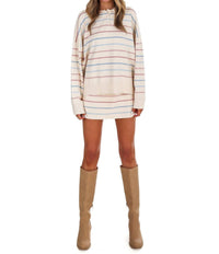 LE LIS Good Fit Stripe Sweater Two Piece Set in cream - women's sleepwear - view 5