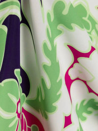 Valentino - Floral Print Silk Midi Dress