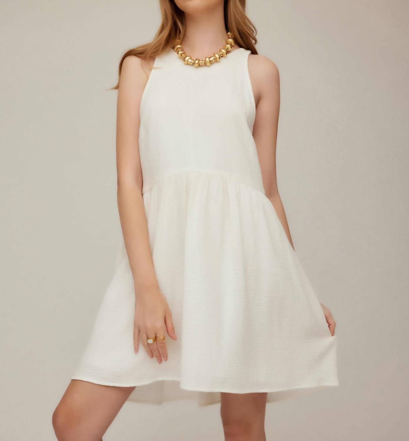 Fifteen Twenty - Cianni Tie Neck Dress