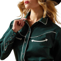 Ariat - Contrast Piping Mirrorball Blouse