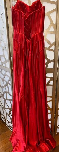 Ellie Wilde - Stretch Satin Prom Gown