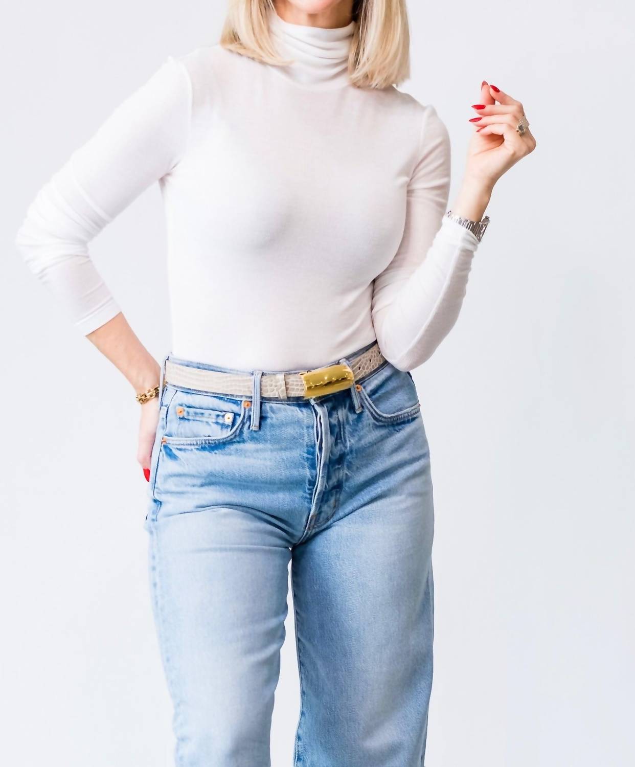Closed - High Neck Long Sleeve Top