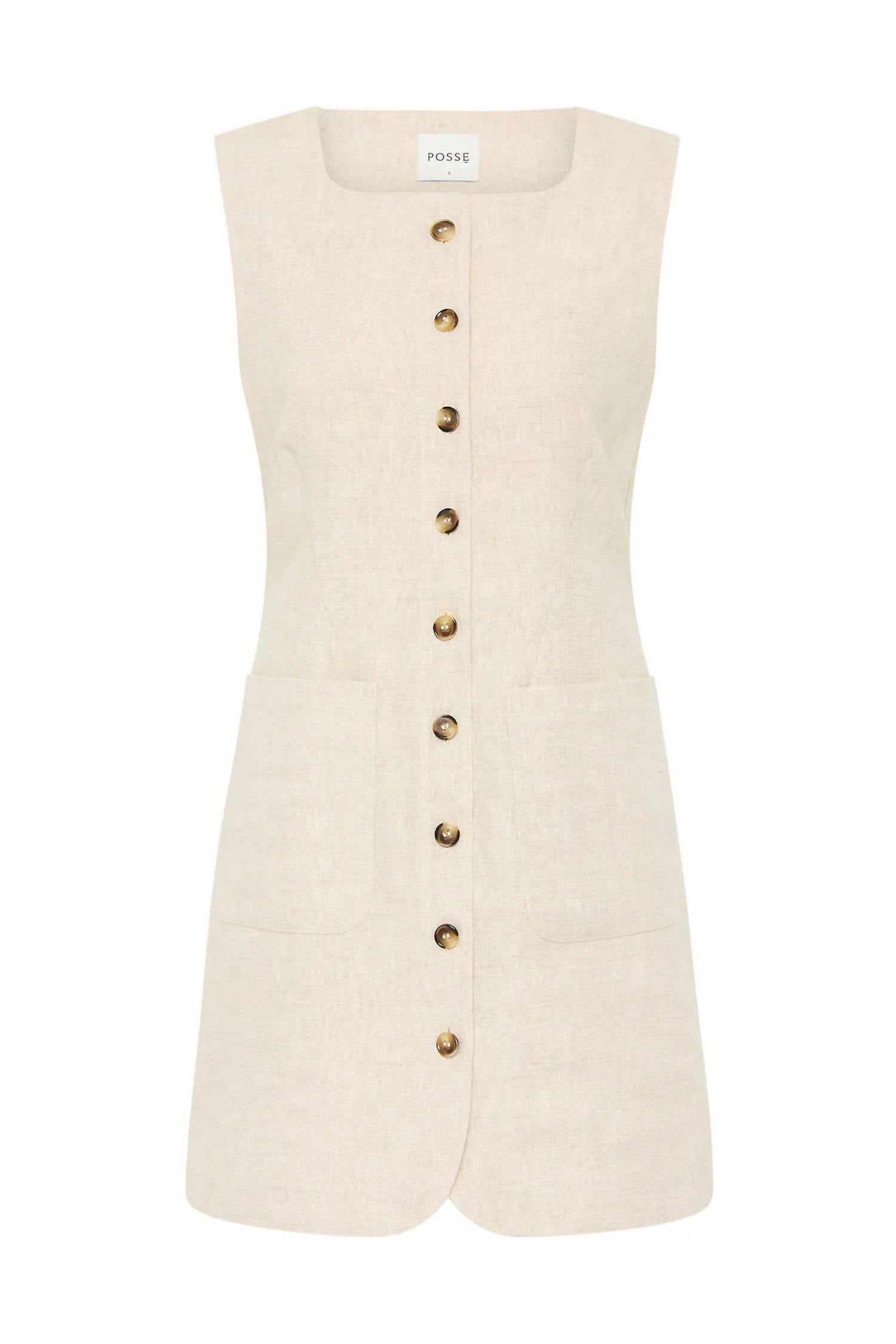 Posse - Emma Button Down Mini Dress
