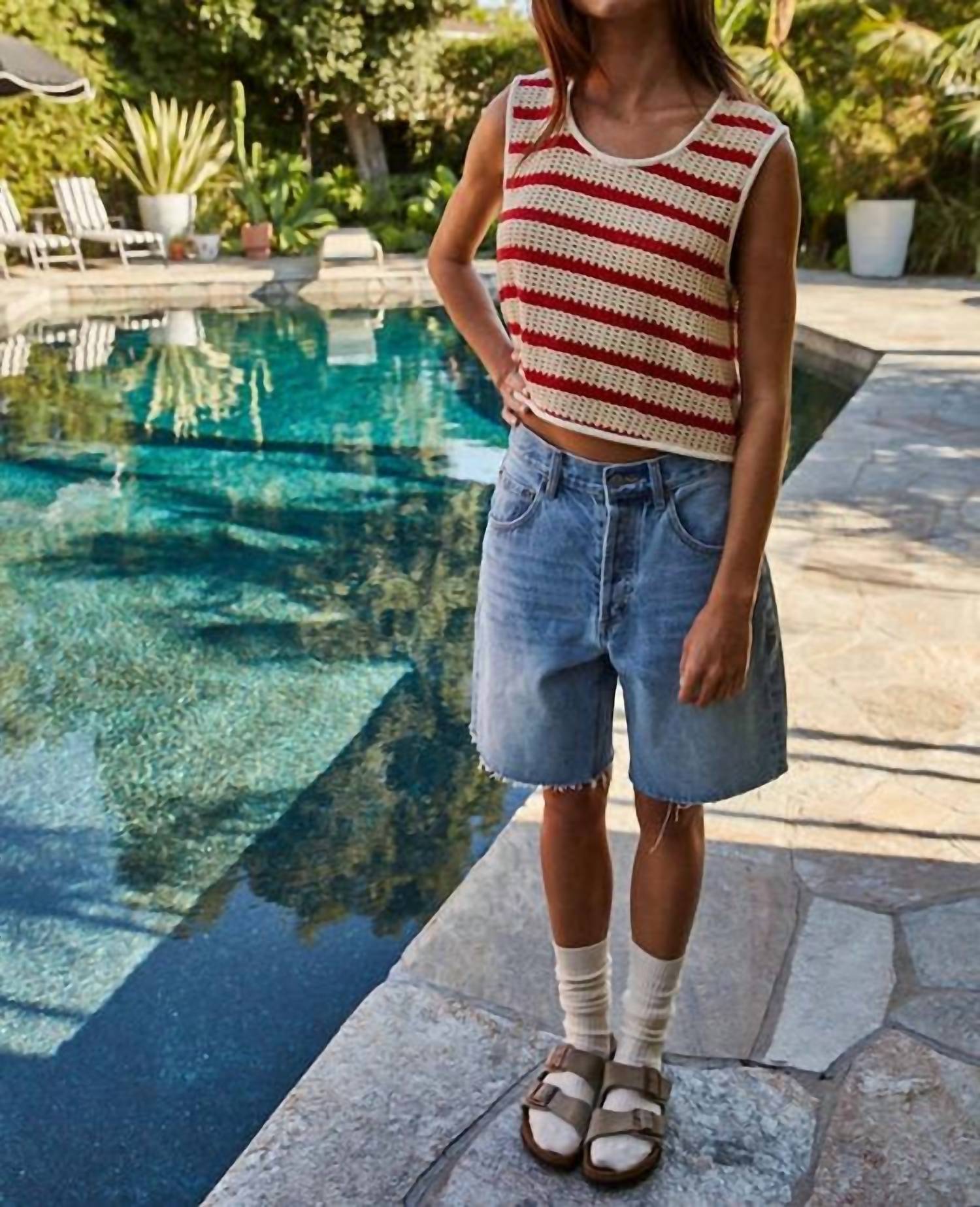 By Together - Striped Sleeveless Top