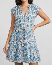 MARE SOLE AMORE Cabo Short Sun Dress in blue - women's dress