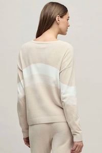 Barefoot Dreams - Cozychic Ultra Lite Wavy Colorblock Pullover Sweater