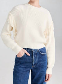 Z Supply - Fringe Crew Neck Sweater
