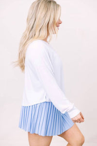 Cream Yoga - Fare Off The Shoulder Long Sleeve Top