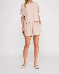 Allie Rose - Women's Embroidered Hem Top