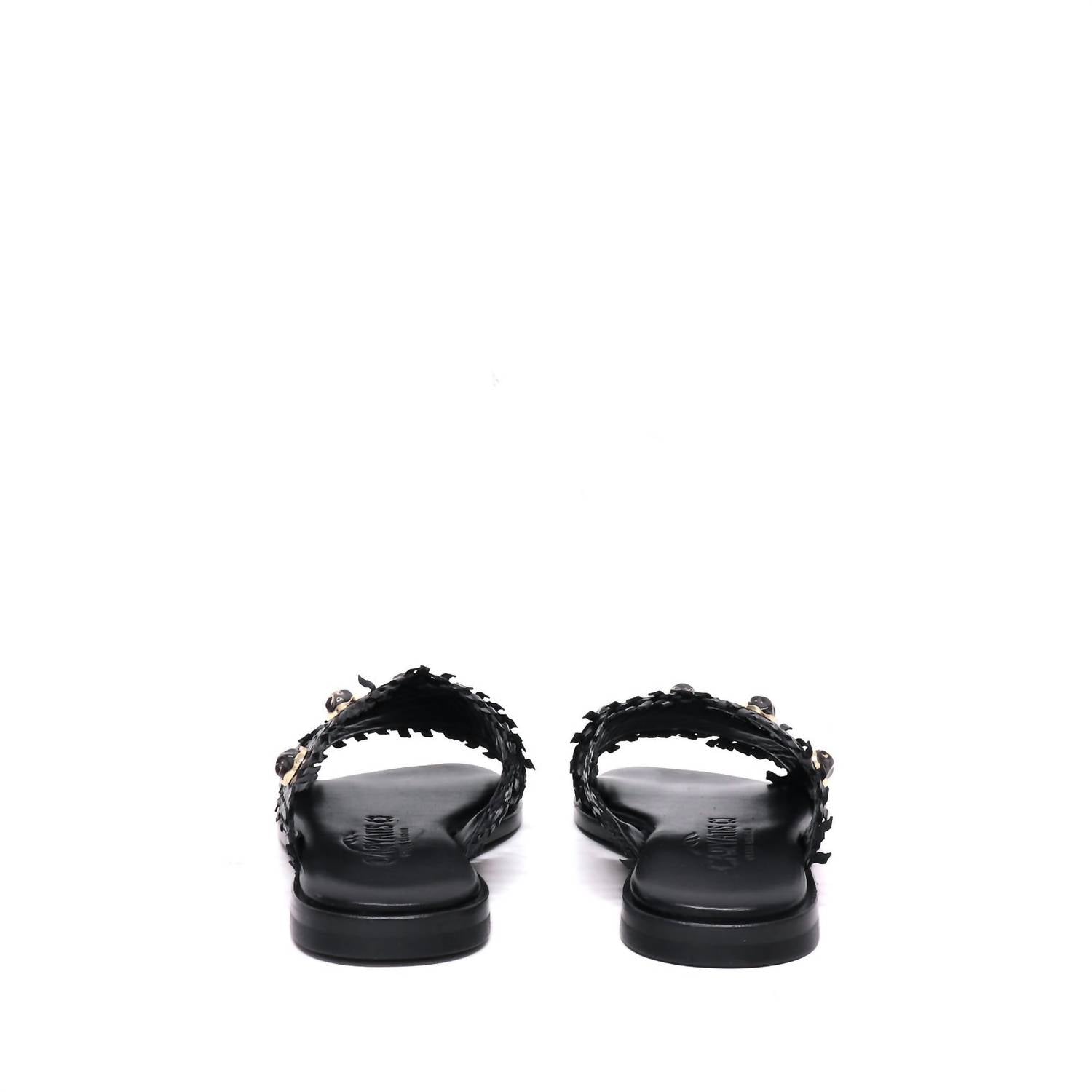 Caryatis - Women's Woven Leather Slipper