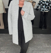 Hem & Thread - Brushed Houndstooth Coatigan