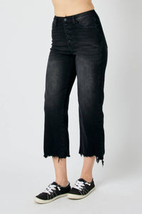 Judy Blue - High Waist Crop Wide Leg Jeans