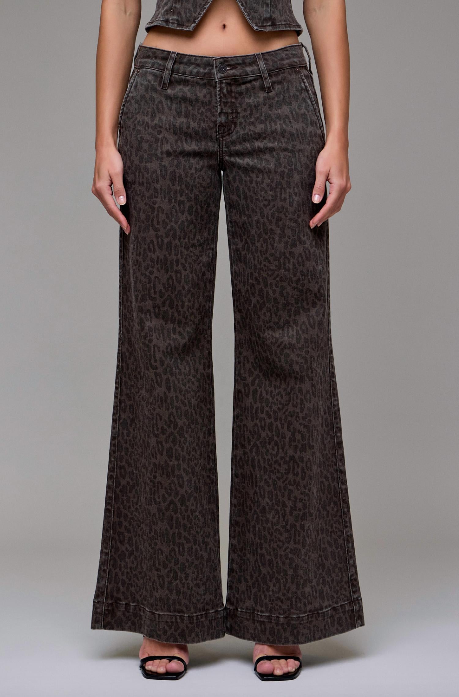 Hidden - Low Rise Stretch Flare Jeans