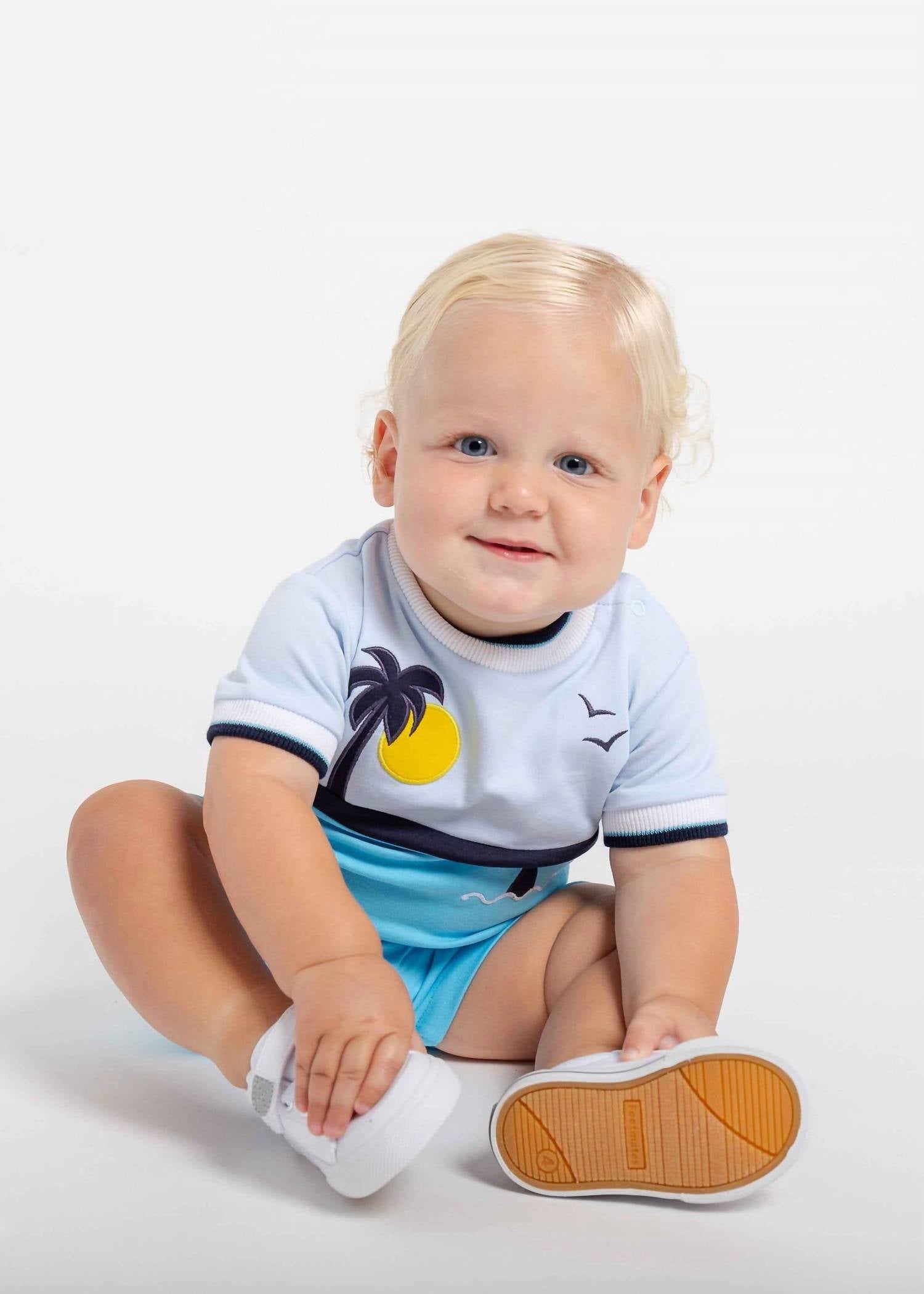 Florence Eiseman - Boy's Ocean Scene Shortall