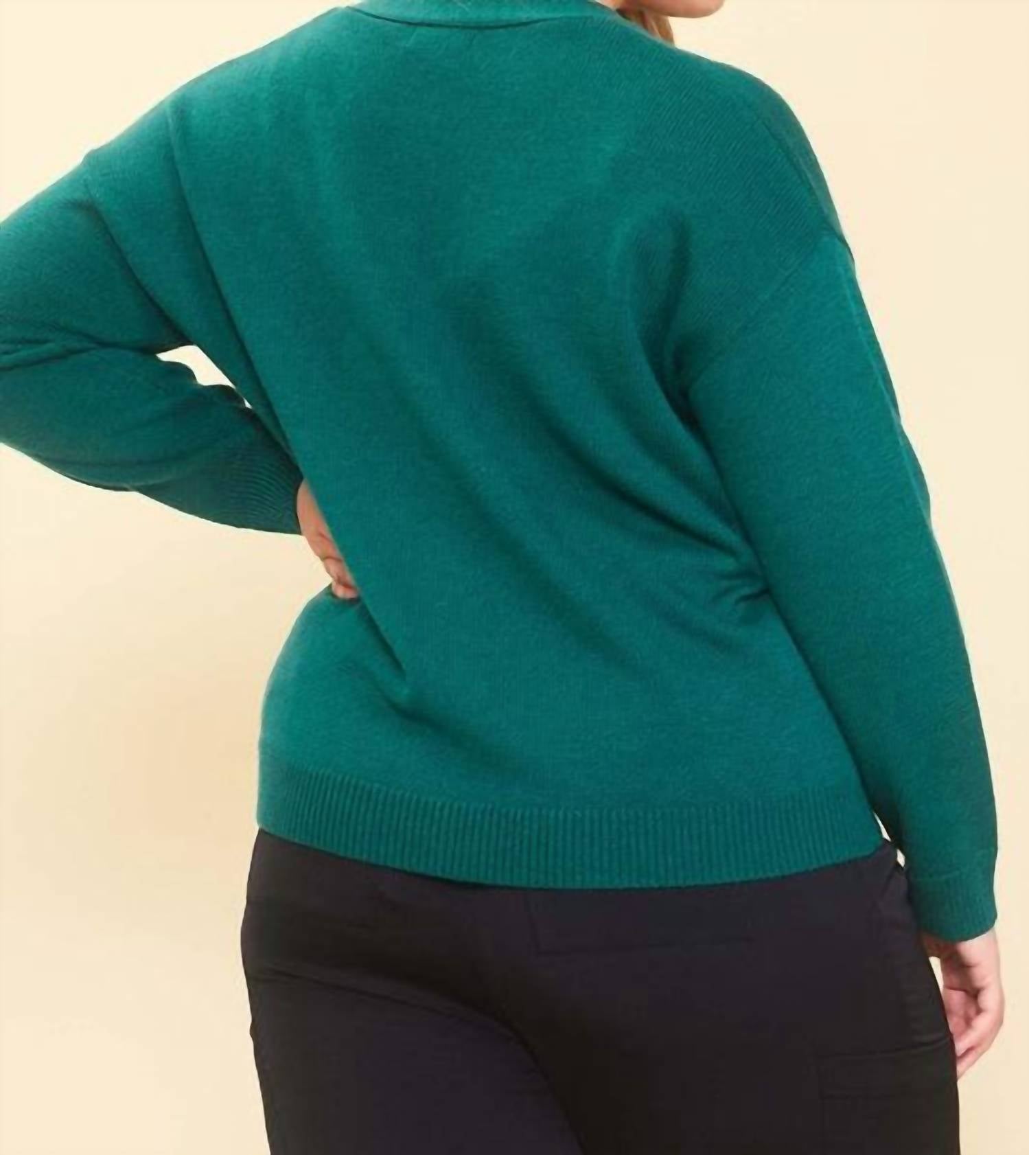 Skies Are Blue - Capture My Attention Curvy Cardigan Sweater