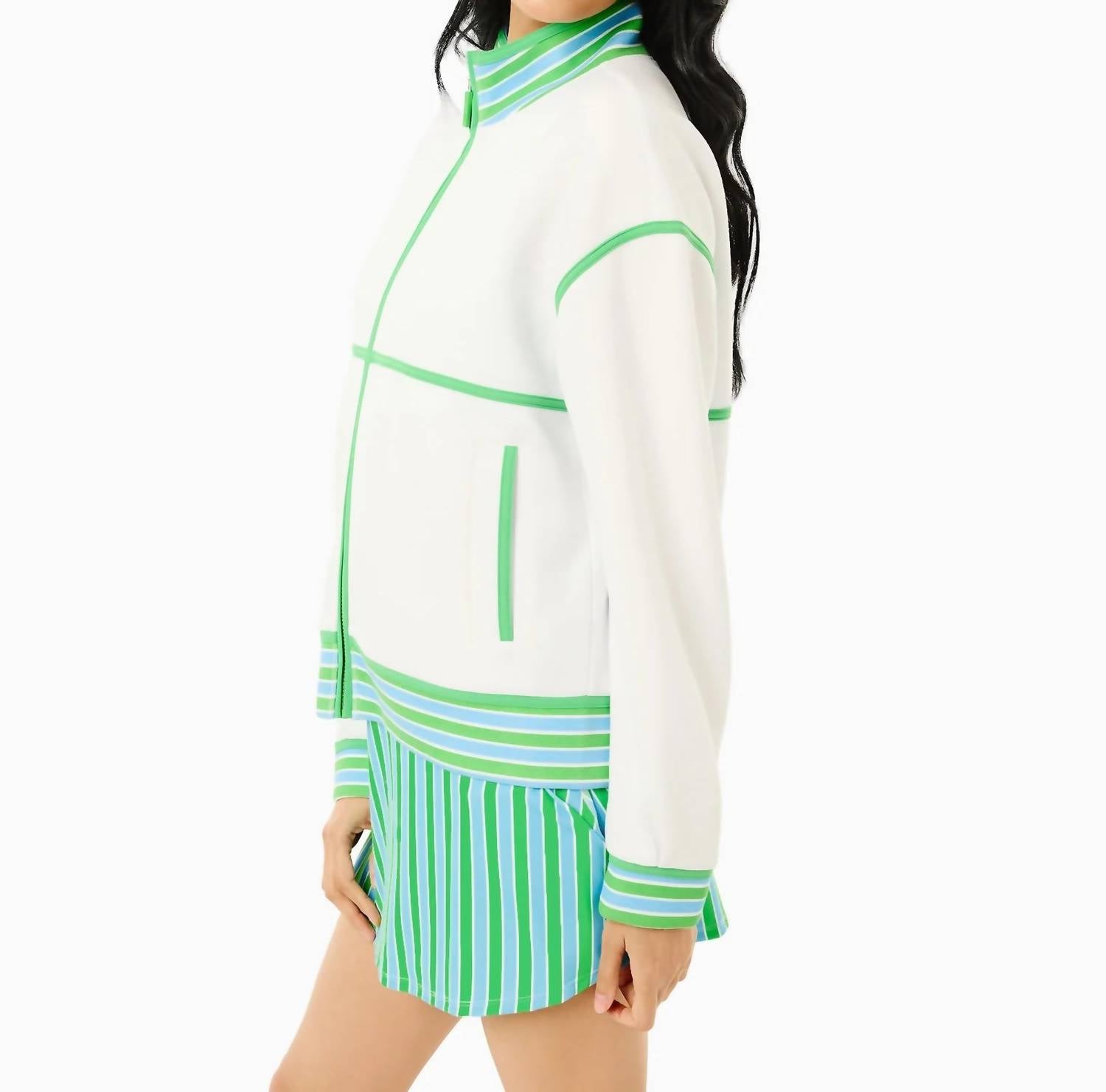 Addison Bay - Midweight Double Pique Billie Full Zip Sweatshirt