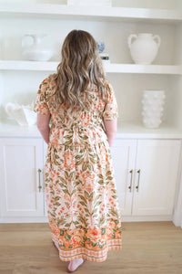 Olivaceous - Palm Midi Skirt