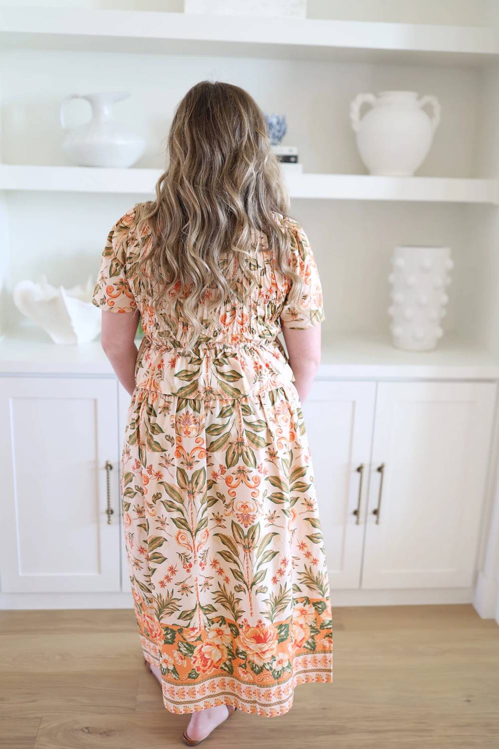 Olivaceous - Palm Midi Skirt