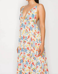 Meet Me In Santorini - Women's Mykonos Market Maxi Dress
