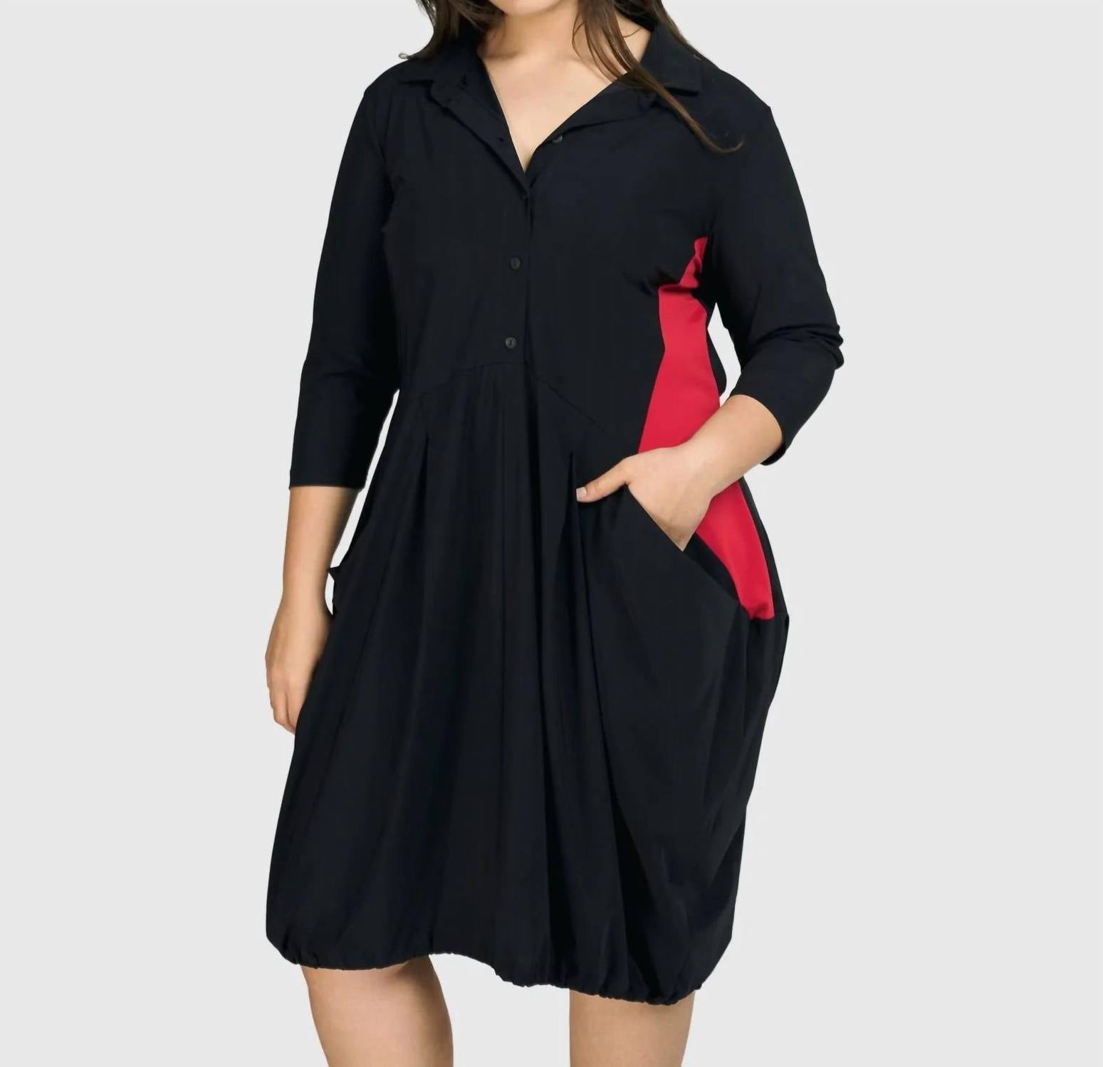 ALEMBIKA Tekbika Juliette Wonderful Dress in black - women's dress - alternate view