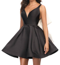 Ashleylauren - Inverted Back Bow Mini Dress