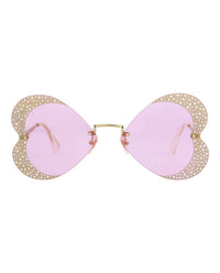 Gucci - Women's Cat Eye-frame Metal Sunglasses
