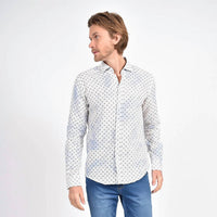 Eight X - Floral Print Linen Shirt